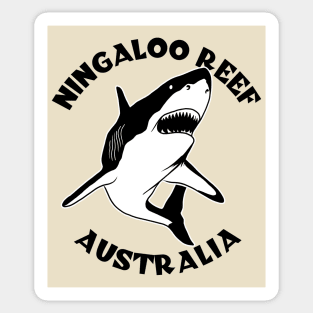 Shark Diving At Ningaloo Reek Sticker